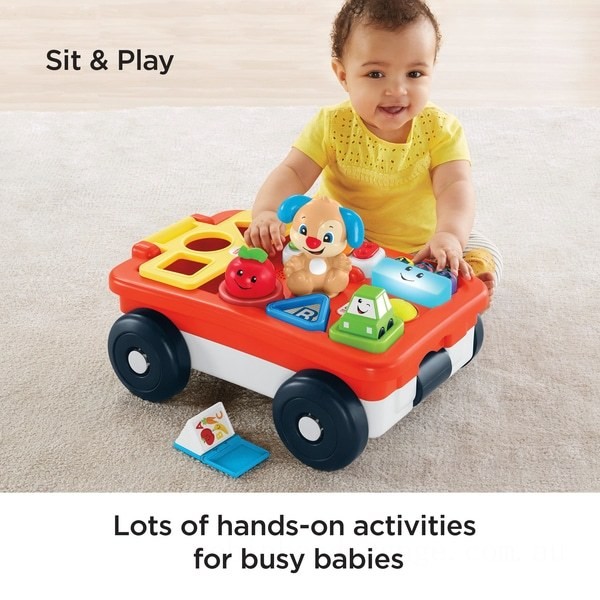 Fisher-Price Laugh &amp; Learn Pull &amp; Play Learning Wagon - Clearance Sale