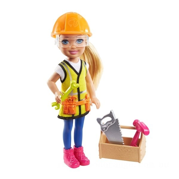 Barbie Chelsea Career Doll - Builder - Clearance Sale