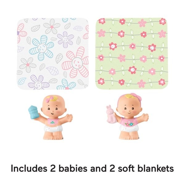 Fisher-Price Little People Babies Snuggle Twins 2-Pack - Assortment - Clearance Sale