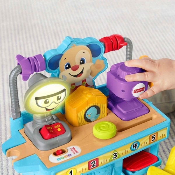 Fisher-Price Laugh &amp; Learn Busy Learning Tool Bench - Clearance Sale