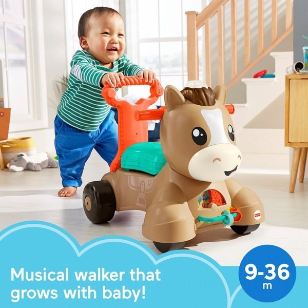 Fisher-Price Walk, Bounce and Ride Pony - Clearance Sale