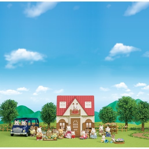 Sylvanian Families Red Roof Cosy Cottage Starter Home - Clearance Sale