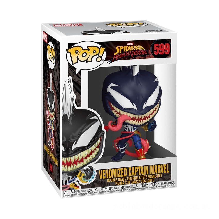 Marvel Venom Captain Marvel Funko Pop! Vinyl - Clearance Sale
