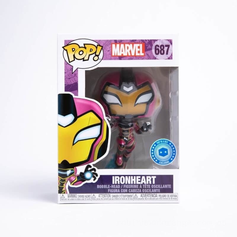 PIAB EXC Marvel Comics Iron Heart with GITD Chase Funko Pop! Vinyl - Clearance Sale