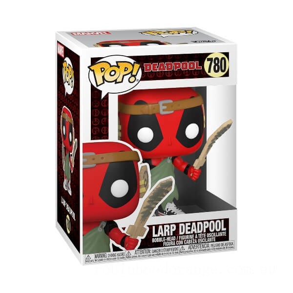 Marvel Deadpool 30th LARP Deadpool Funko Pop! Vinyl - Clearance Sale