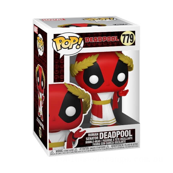 Marvel Deadpool 30th Roman Senator Deadpool Funko Pop! Vinyl - Clearance Sale